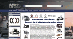 Desktop Screenshot of furgonalkatresz.hu